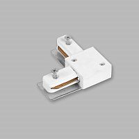 Коннектор для шинопровода L-образный Feron LD1001 Однофазный Белый IP20 картинка 